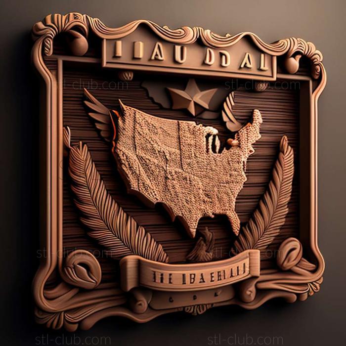 3D модель Перлэнд в США (STL)